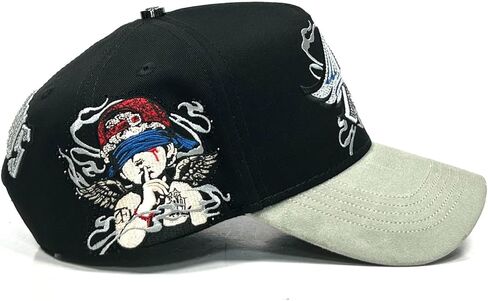 CAPFANS Gorra Angels Grey - Premium Hat for Men,Caps for Any Occasion, Men's Baseball Cap, Men's Caps Adjustable, Men Hats Black Snapback Hat - Adjustable in Saudi Arabia