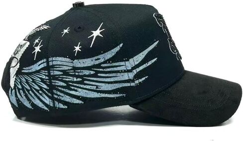 CAPFANS L A ALAS - Premium Hat for Men,Caps for Any Occasion, Men's Baseball Cap, Men's Caps Adjustable, Men Hats Black Snapback Hat - Adjustable in Saudi Arabia