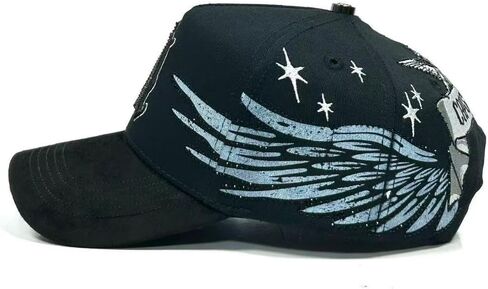 CAPFANS L A ALAS - Premium Hat for Men,Caps for Any Occasion, Men's Baseball Cap, Men's Caps Adjustable, Men Hats Black Snapback Hat - Adjustable in Saudi Arabia