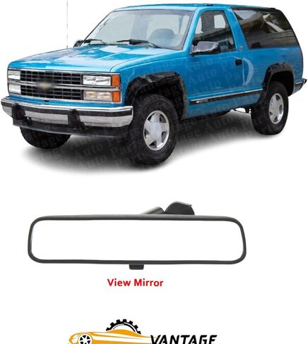 Rear View Mirror Compatible with Chevrolet Blazer 1987-1992 | DIRECT REPLACEMENT | 918583 | GM2950101 in Kuwait