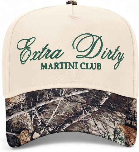 Extra Dirty Martini Club Hat | Premium Vintage Trucker Hat with Adjustable Snapback for Men and Women in Saudi Arabia