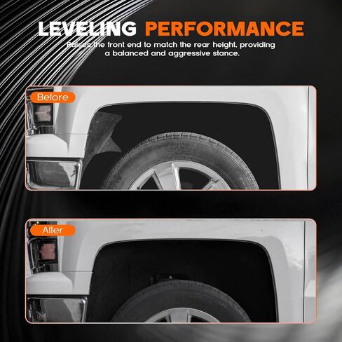 2" Front Leveling Kit for 2007-2018 Chevy Silverado 1500 & GMC Sierra 1500,Avalanche,Suburban,Tahoe,Yukon XL 1500 in Saudi Arabia