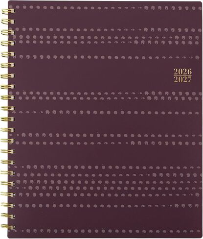 Cambridge Planner 2026-2027 Weekly & Monthly Academic 12-Month July-June, 8-1/2" x 11", Stria (1797-905A) in Saudi Arabia