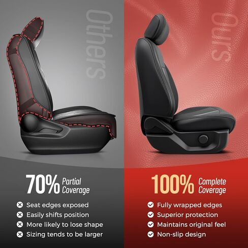 CreekT® Full Set Leather Seat Covers for Ford F150 2015-2025, Waterproof Truck Pickup Seat Covers Fit for Ford F-150 Accessories, for Ford F-150 2015-2025 Super Crew/Crew Cab(XL,XLT) (Black) in Saudi Arabia