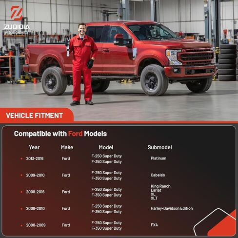 مجموعة مكونة من 6 قطع من السيليكون المتوافقة مع 2008-2016 Ford F250 F350 2WD 4WD Super Duty Crew Cab، تحسين الركوب الوعرة in Saudi Arabia