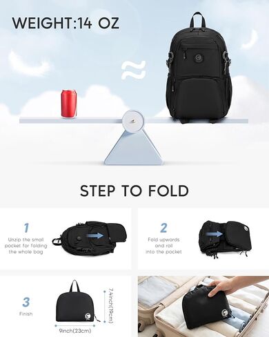 40x30x20 cm Personal Item Travel Bag,16x12x8 inch Small Carry On Backpack 20L, Flight Approved Underseat Travel Luggage Bag,Mochila de Viaje,Cabin Size Lightweight Black in Saudi Arabia