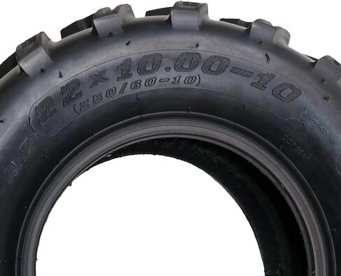 إطارات 22X10-10 ATV، جميع التضاريس 4PR، TL QD115، إطارات ذات قدرة على جميع التضاريس، مصممة للممرات والطين والرمال (عبوة من قطعتين، بدون أنبوب) in Kuwait
