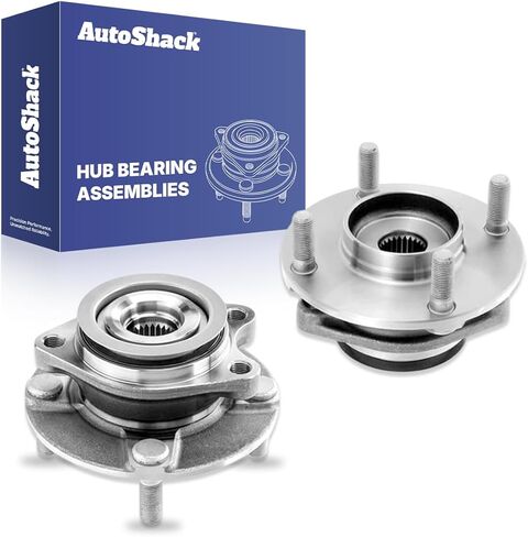 مجموعات محمل محور العجلة الأمامية AutoShack لليسار واليمين مع استبدال ABS لمجموعة 2007-2012 Nissan Versa 2-PC in Saudi Arabia