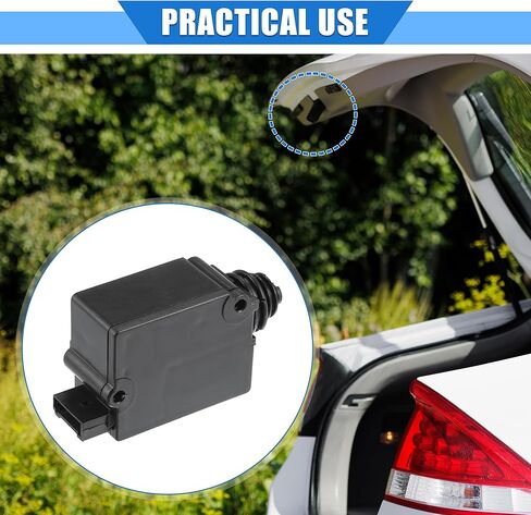Tailgate Trunk Lift Lock Latch Actuator Compatible for BMW 525i 2001-2003, Durable Plastic Black Rear Trunk Lock Actuator Motor in Saudi Arabia