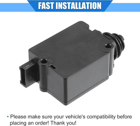 Tailgate Trunk Lift Lock Latch Actuator Compatible for BMW 525i 2001-2003, Durable Plastic Black Rear Trunk Lock Actuator Motor in Saudi Arabia