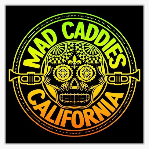 Mad Ska Punk California Caddies Window Water Bottle Bumper Sticker Decal 5" in Saudi Arabia