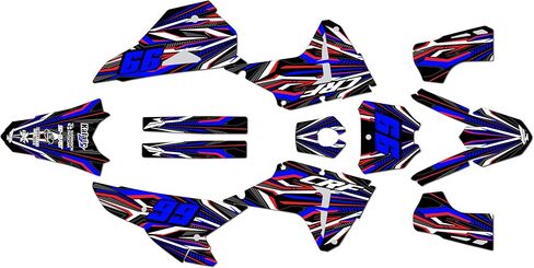 Graphics Kit for Honda CRF250RX CRF450RX (2025+) Prime Series Red 16 Mil - On/Off The Road - Dirt Pit Bike Motorcycle Sticker, Dirtbike Racing Decal no-Plastics in Saudi Arabia