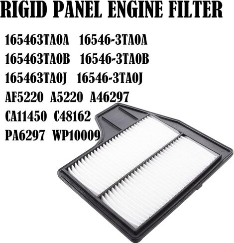 Engine Cabin Air Filters Compatible with 2013 2014 2015 2016 2017 2018 Nissan Altima L4 2.5L Engine Cabin Air Filtration 165463TA0A 16546-3TA0A 272773JC1A 27277-3JC1A CA11450 CF11776 in Kuwait