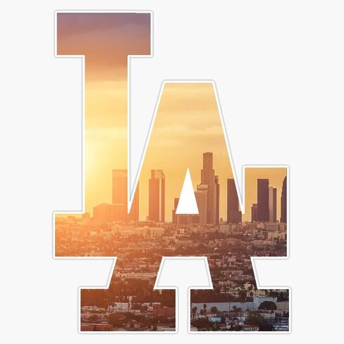 La 008 Sticker Bumper Sticker Vinyl Decal 5" in Saudi Arabia