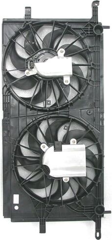 Dual Radiator and Condenser Fan Assembly Replaces# 10312887, 10427836 for Chevrolet Venture 3.4L 2001 2002 2003 2004 2005, for Oldsmobile Silhouette 3.4L 2001 2002 2003 2004, (1x) in Saudi Arabia