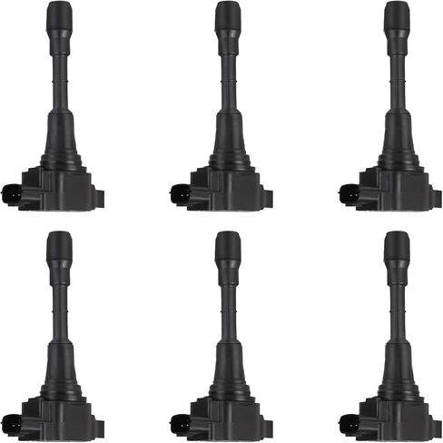 ITOM Ignition Coil Pack UF617 Compatible with Nissan 2009-2016 370Z 3.7L V6 Infiniti 2013 EX37 2009-2010 FX50 2008-2013 G37 M37 V6 5.0L V8 Coil Packs, Replace UF-617 22448-EY00A 5C1788 Set of 6 in Kuwait
