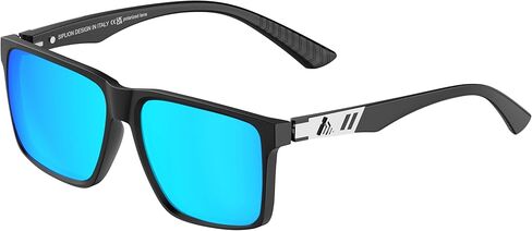 نظارات شمسية مستقطبة من SIPLION للرجال أثناء القيادة: نظارات شمسية مربعة خفيفة الوزن للحماية من الأشعة فوق البنفسجية 400 للسفر والمشي لمسافات طويلة in Kuwait