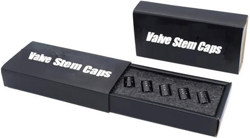 4 قطع من GO-UPP باللون الأسود بشعار ST أغطية جذعية لصمام عجلة السيارة المعدنية لسيارة Ford ST Focus Mondeo kuga Fiesta ecosport s-max Edge Mustang Transit Taurus f150 Explorer إكسسوار ديكور in Kuwait