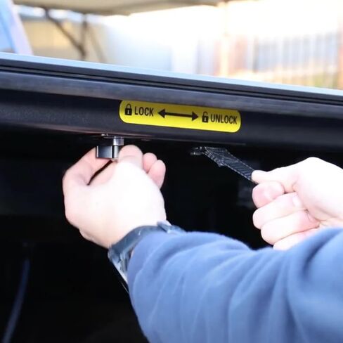 Syneticusa AR Automatic Retractable Truck Bed Cover for Toyota Tundra 2007–2021 | 6’6" (78.7") Bed | Aluminum Hard Retractable Tonneau Cover | Easy Installation | Waterproof, Low-Profile in Saudi Arabia