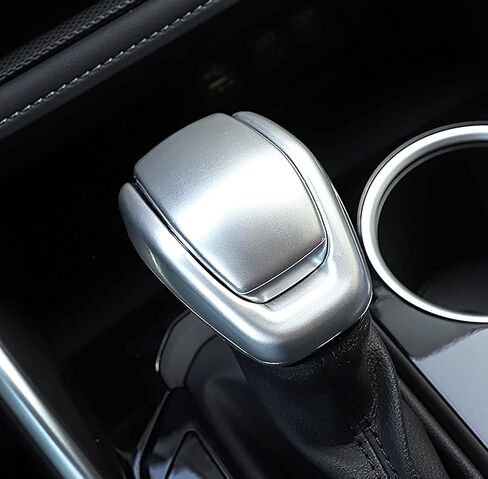 Car Accessories Fit for Toyota RAV4 Highlander Venza 2019-2024 2025 Auto Gear Shift Knob Cover Trim (Glossy Chrome Style) ABS 2 PCS in Saudi Arabia