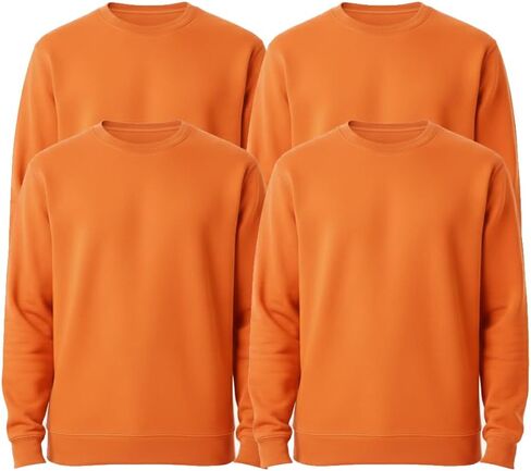 Heavy Blend High Visibility Safety Crewneck Sweatshirt, 50/50 Cotton Poly, S-3XL in Saudi Arabia