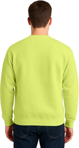 Heavy Blend High Visibility Safety Crewneck Sweatshirt, 50/50 Cotton Poly, S-3XL in Saudi Arabia