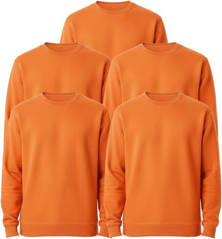 Heavy Blend High Visibility Safety Crewneck Sweatshirt, 50/50 Cotton Poly, S-3XL in Saudi Arabia