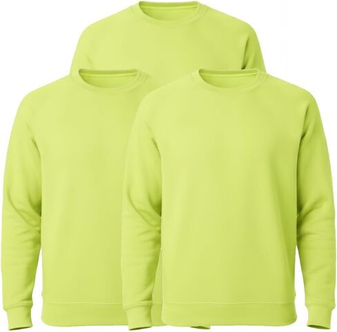 Heavy Blend High Visibility Safety Crewneck Sweatshirt, 50/50 Cotton Poly, S-3XL in Saudi Arabia
