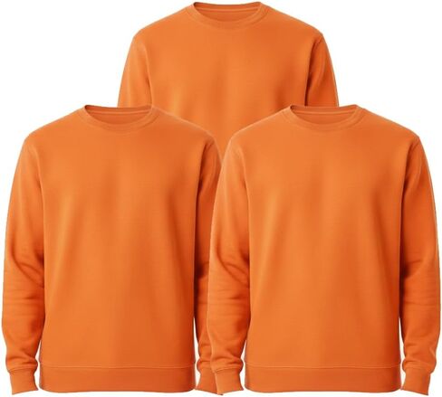 Heavy Blend High Visibility Safety Crewneck Sweatshirt, 50/50 Cotton Poly, S-3XL in Saudi Arabia