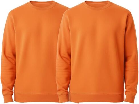 Heavy Blend High Visibility Safety Crewneck Sweatshirt, 50/50 Cotton Poly, S-3XL in Saudi Arabia