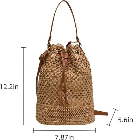 Vacation Handbags, Straw Crossbody Bags for Women, Woven Beach Bags, Summer Purses are Suitable for Various Occasions in Saudi Arabia