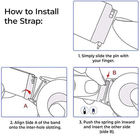 Quick Release Watch Band Compatible With Asus Zenwatch 2 1.63" Steel Metal Mesh Replacement Strap in Saudi Arabia