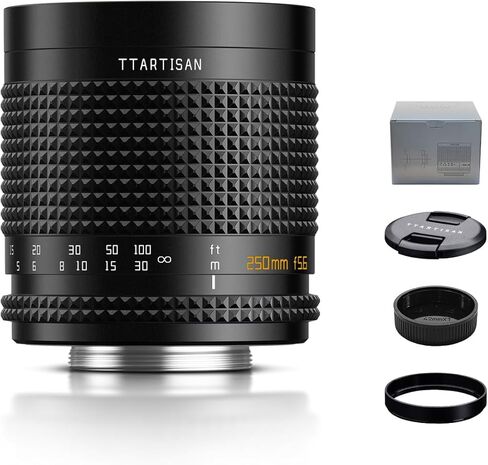 TTArtisan 250mm f/5.6 Full Frame Telephoto Reflex Mirror Lens Manual Focus for M42 Mount Cameras in Kuwait