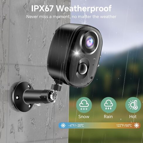 Smart Securiy Smat Outdor Secret Camra Wirelss Caera for HOM Securty Wirelss Outdor Indor Batery Powr Secuity Camras مع Sptlight Moion Detction Colr Nigh Visin Waterpoof Clod/SD Storge Sirn Alrt in Kuwait