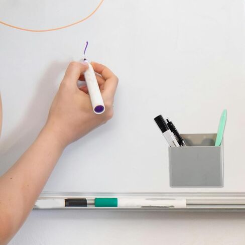 Lurrose Suction Cup Marker Holder: 2pcs Dry Erase Markers Holder - Pencil Box - Classroom Must Haves for Whiteboards Fridge Lockers in Saudi Arabia