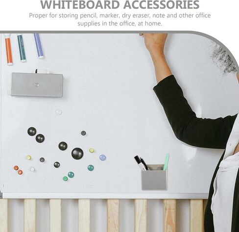 Lurrose Suction Cup Marker Holder: 2pcs Dry Erase Markers Holder - Pencil Box - Classroom Must Haves for Whiteboards Fridge Lockers in Saudi Arabia