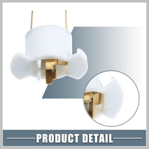 Headlight Headlamp Bulb Socket Adapter 33116-SD4-961 for Honda CR-V 2005-2006 Plastic White (Set of 2) Replacement Car Parts in Saudi Arabia