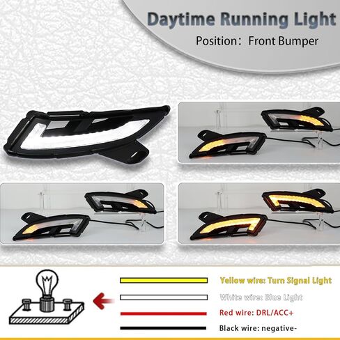 Switchback أبيض / كهرماني LED ضوء الضباب الأمامي DRL / ميزة ضوء إشارة الانعطاف المتوافقة مع Toyota Land Cruiser 2024 2025 الإصدار الأول والقاعدة، Prado 250 LC250 J250 in Saudi Arabia