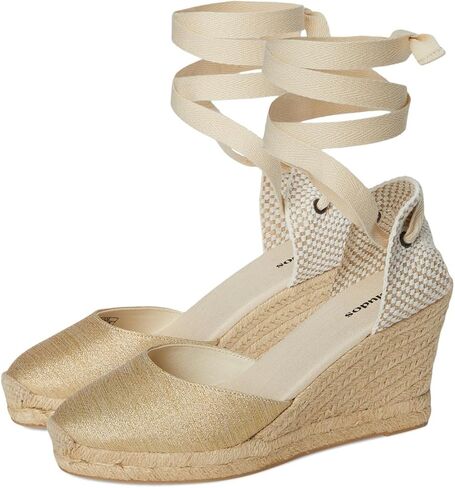 Soludos Lauren Lace Up Espadrille Cielo Blue 6 B (M) in Saudi Arabia