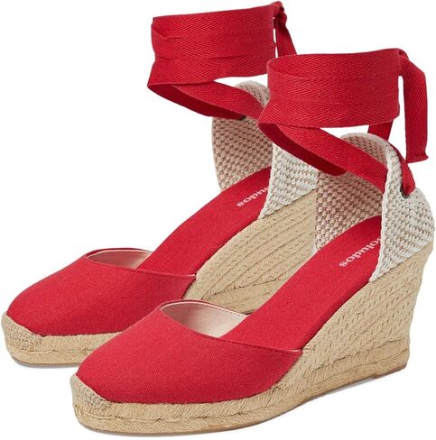 Soludos Lauren Lace Up Espadrille Cielo Blue 6 B (M) in Saudi Arabia