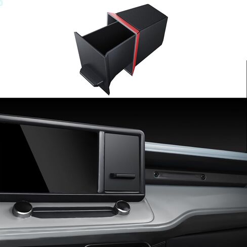 For Toyota 4Runner 2014-2024 Console Console Storage Magnetic Design Slides Smoothly Drawer - [Thickened ABS Material][Easy To Install& 100% Stable] - Cubby Storage Box with Silent Flocking Felt in Saudi Arabia