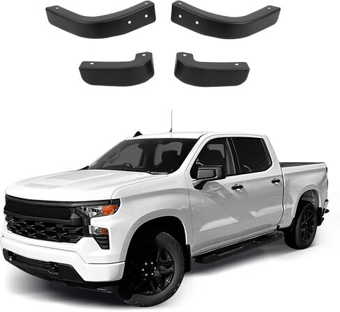 Mud Flap Delete fit for Chevy Silverado 2022+ Front Rear Mud Guard Mudflaps Delete Exterior Accessories in Saudi Arabia