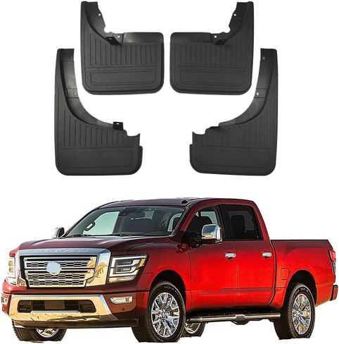 4PCS Car Mud Flaps Splash Guards Mudguards Car Mud Flaps Compatible with Nissan Titan 2020 2021 2022 2023 2024 in Kuwait
