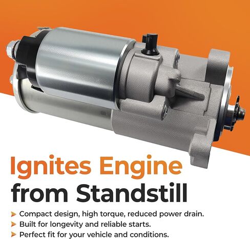 6646 New Starter Motor Fits 99-14 F-150 F-250 F-350 Expedition Navigator, 00-05 Excursion, 05-13 Mustang, 99-10 F-450 F-550 & Motorhome (Winnebago/Tiffin) - 4.6L 5.4L 6.8L V8/V10 12V 1.4KW in Saudi Arabia