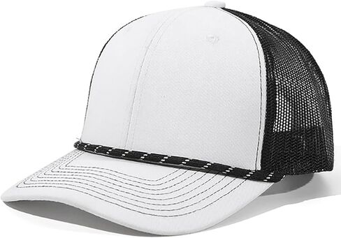 Trucker Hats Women Mens Vintage Running Adjustable Mesh Snapback Hats Beach Rope Golf Baseball Cap in Kuwait