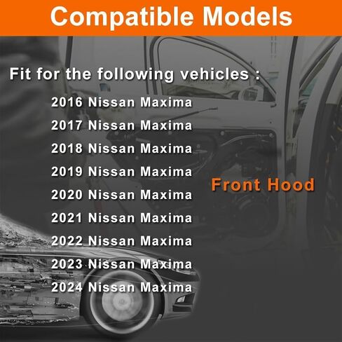 Hood Lock Latch Compatible with 2016-2024 Maxima in Saudi Arabia