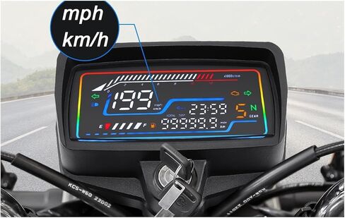 Motorcycle Speedometer Motorcycle Tachometer Odometer Tachometer Instrument Digital Dashboard with for CG125-150 Dual Odometer Tachometer in Kuwait
