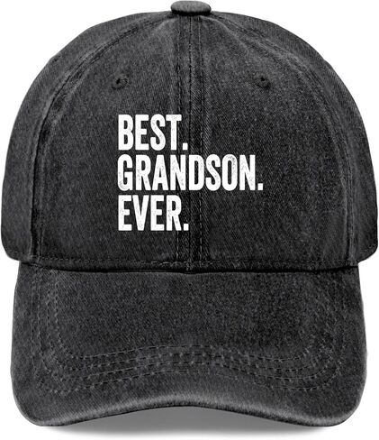 Best Grandson Ever Hats Outdoor Caps for Grandpa in Saudi Arabia