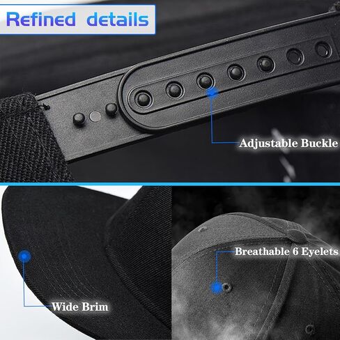 قبعة بيسبول للرجال، قبعات Snapback للرجال، قبعات مسطحة ذات حافة للرجال in Kuwait
