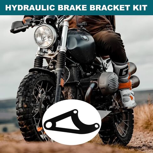 Hydraulic Brake Bracket Kit for CT100U CC100X 98cc 3.0HP Mini Bike Powersport, Rear Brake Caliper Mount Replacement, Compatible with DB30 Hydraulic System, Steel Frame Adapter in Kuwait